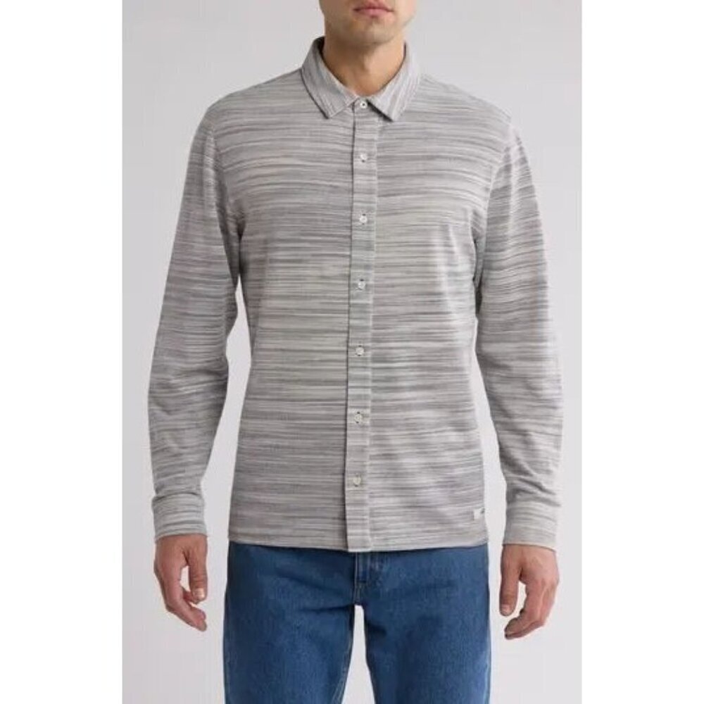 Scotch & Soda Men’s Button Down Polo Shirt – Size Small – Space Dyed – $98 NWT